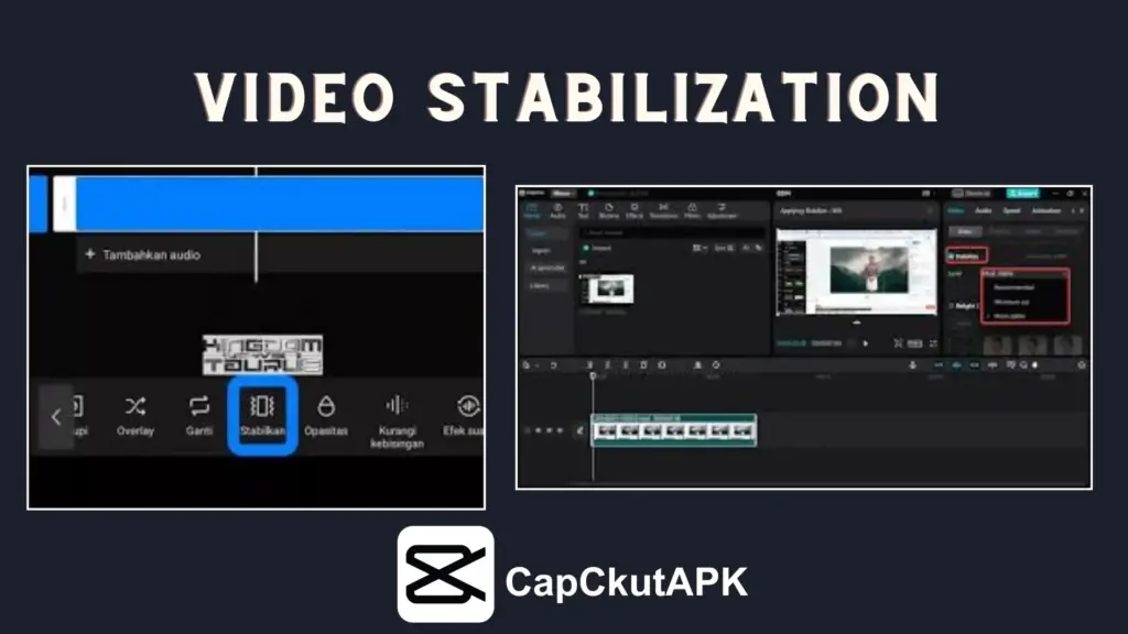 CapCut MOD APK Video Stabilization