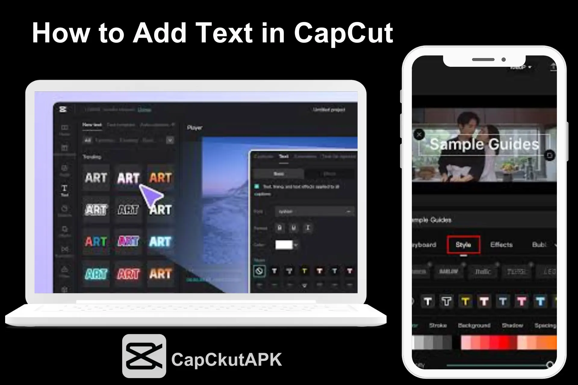 How to Add Text in CapCut