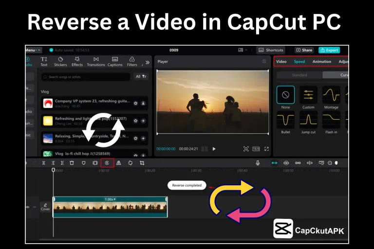 Recover a video in Capcut desktop editor of PC