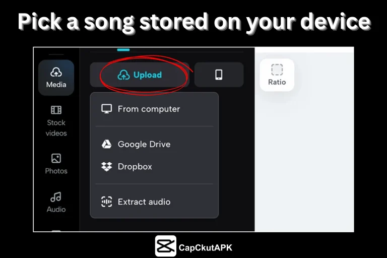 A Complete Guide to Add Music to Video in CapCut 2 Start a new project by selecting a video from your phone gallery.