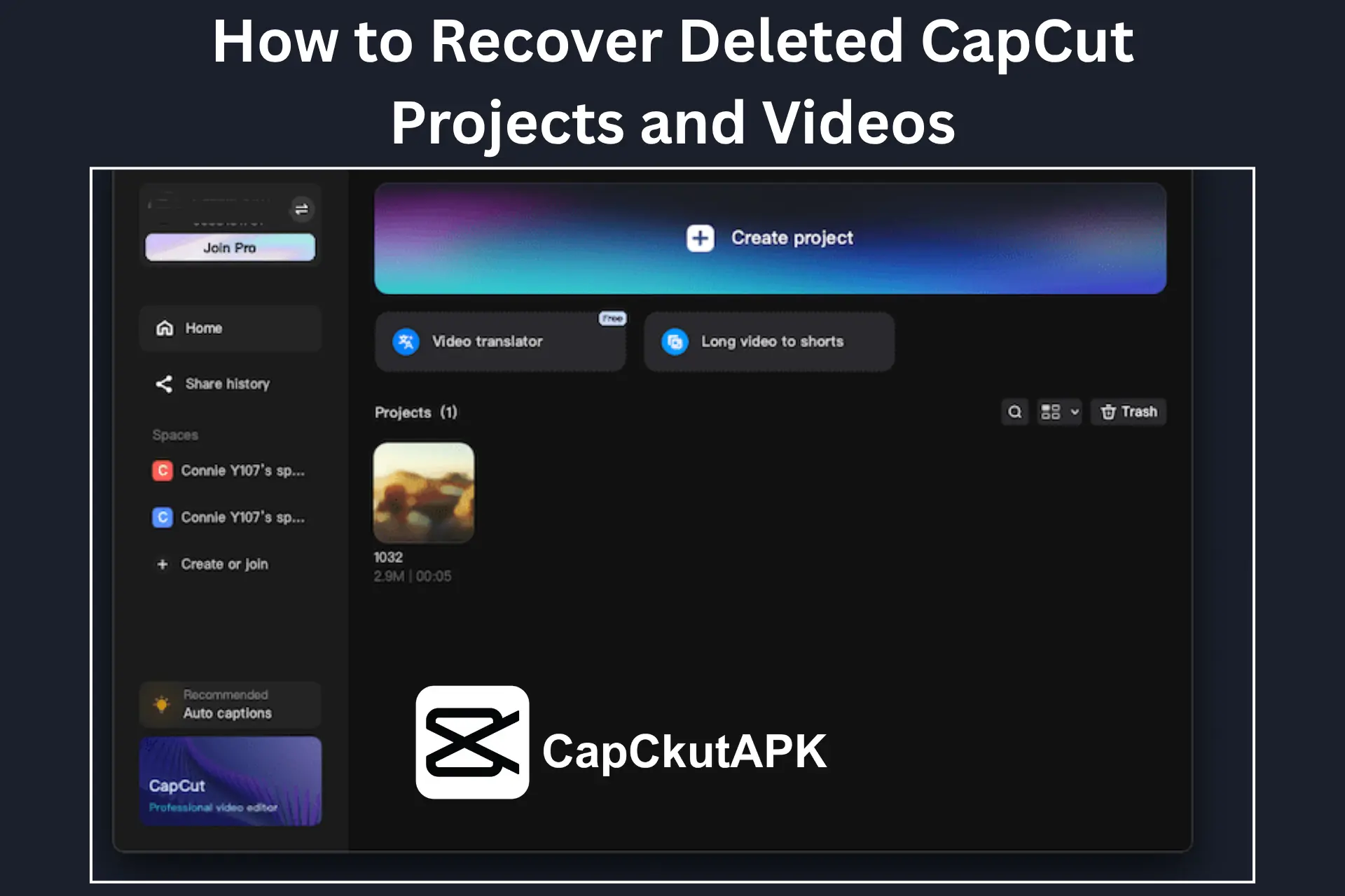 How to Recover Deleted CapCut Projects and Videos in 2025 1 How to Recover Deleted CapCut Projects and Videos