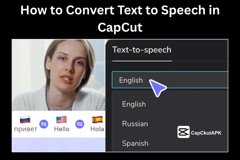 How to Convert Text to Speech in CapCut for Free